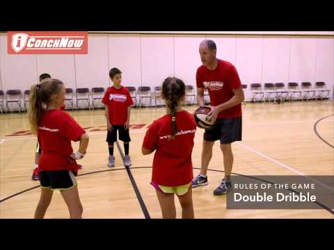 Basketball Rules - Double Dribble- Coaching Youth Basketball