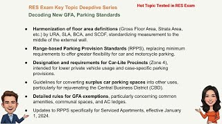 ACE your RES Exam: Decoding New GFA & Car Park Rules in RES
