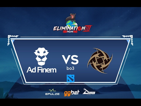 AD FINEM vs Ninjas in Pyjamas | Elimination Mode 3.0  | BO3