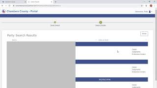 Chambers County District Clerk Tutorial: How to Case Search