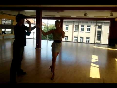 Jogaile Petrauskaite training video. Open hip twist