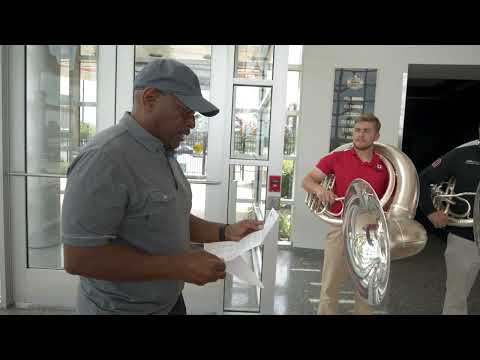 Inviting Archie Griffin to dot the "i" in Script Ohio