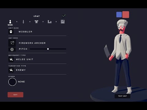 TABS| How to make a chef in the unit creator (totally accurate battle simulator)