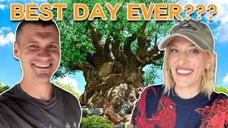 Best Day Ever?! NEW Disney World Challenge | Animal Kingdom | Rides, Snacks, Game