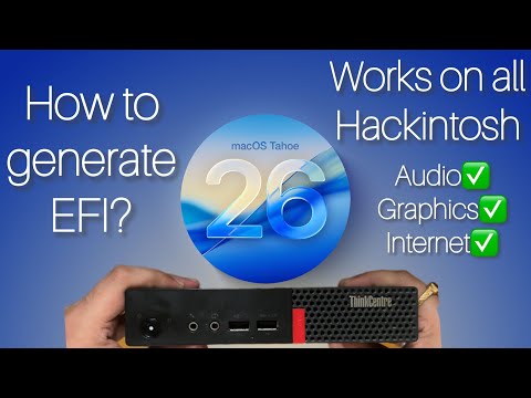 macOS 26 Hackintosh EFI Guide | Step-by-Step OpenCore Setup | ft. Lenovo Tiny M710q