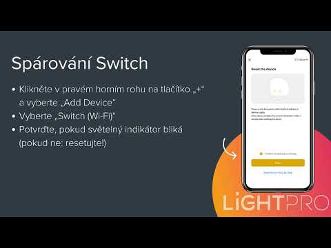 Video Switch SMART WiFi, spínač pro chytré ovládání zahradního osvětlení, LiGHTPRO