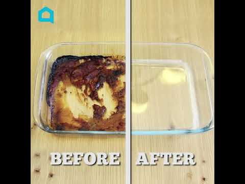 How to Clean a Glass Dish with Foil