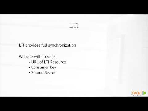 Moodle for Mobile Learning Tutorial LTI Learning Tool Interoperability | packtpub com