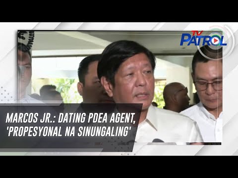 Marcos Jr.: Dating PDEA agent, 'propesyonal na sinungaling'
