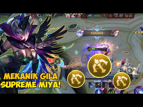 PAKE SET EMBLEM & BUILD INI! MIYA KALIAN AUTO KUAT DARI EARLY SAMPAI LATEGAME! BUILD GLOBAL MIYA