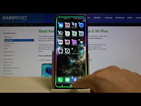 How to Download Live Wallpaper on MOTOROLA MOTO G 5G PLUS - Particle Flow