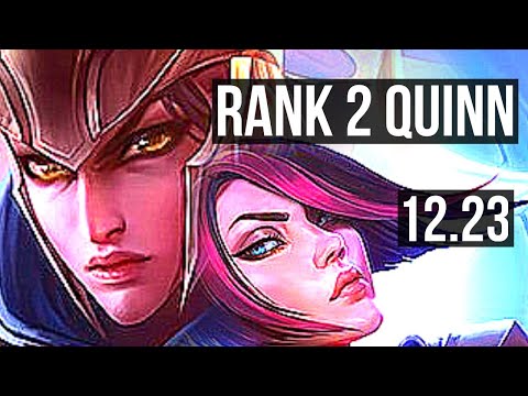 QUINN vs FIORA (TOP) | Rank 2 Quinn, 8/1/0, Legendary, 400+ games | KR Grandmaster | 12.23