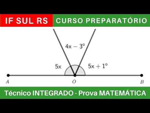 IFSUL RIO GRANDENSE 🔴 Curso Preparatório 2025/2026 de MATEMÁTICA Técnico Integrado ao Ensino Médio