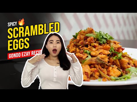 SPICY SCRAMBLED EGGS RECIPE | Gondo Ezay | How to make Spicy Scrambled Eggs with Chilli Flakes