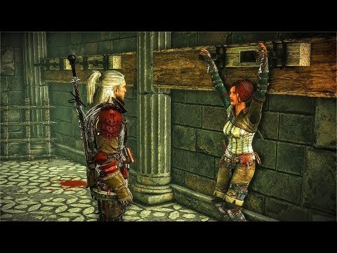 Geralt Saves Triss Merigold from Nilfgaard in Loc Muinne (Witcher 2)