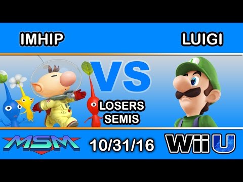 MSM 72 - TiE | ImHip (Olimar) Vs. SS | Mr. ConCon (Luigi) Losers Semis - Smash Wii U