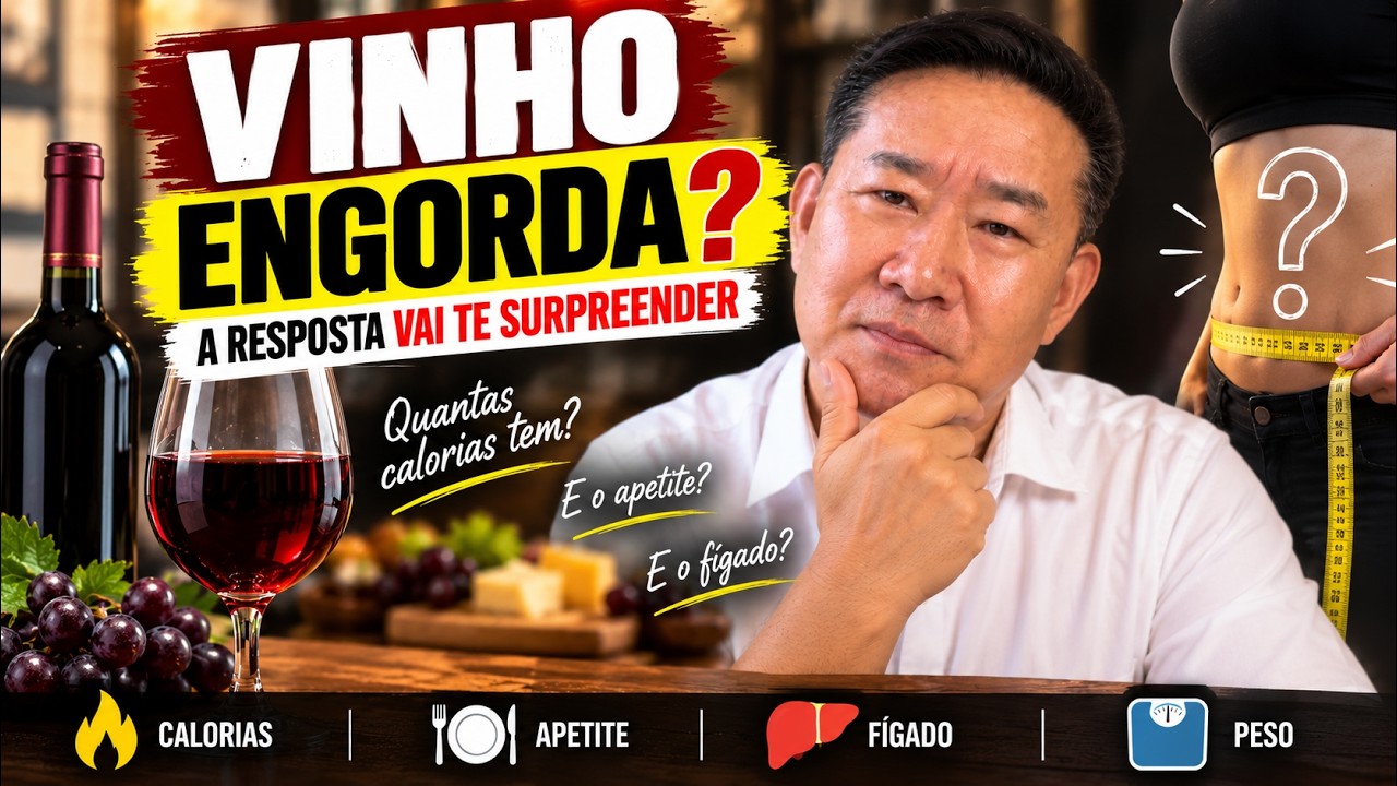 VINHO ENGORDA? A RESPOSTA VAI TE SURPREENDER | Peter Liu