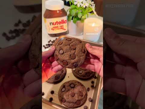 COOKIES DON'T DO THAT! 🍪#nutella #chocolatechipcookies #ytshorts #shorts #trending #virao