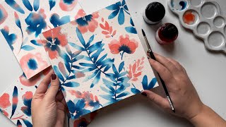 Painting Loose Flowers with LIQUID WATERCOLORS