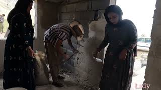 Mahin and Abuzar: The art of plastering the mountain house
