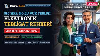 596 Sıra No.lu VUK Genel Tebliği: Sıfır Araç Alanlara E-Tebligat Şartı & 20 Soru