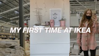 vlog: first time at ikea + putting together my MALM dresser!