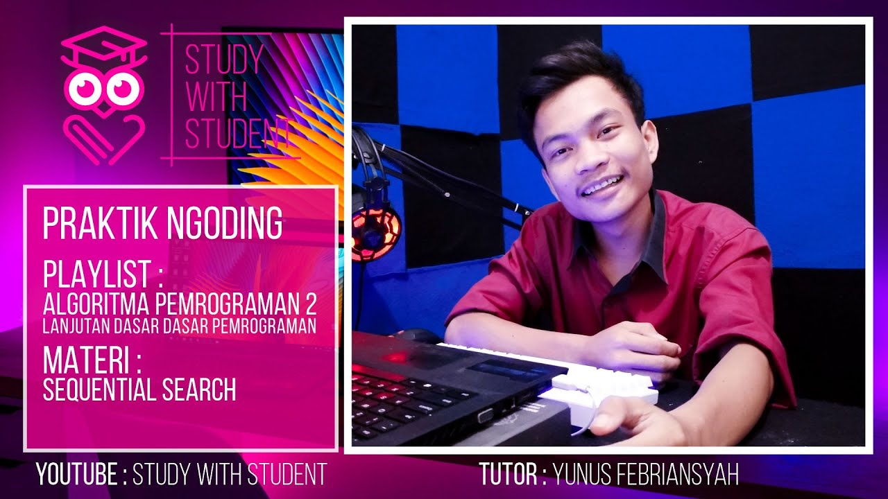 #9P NGODING IMPLEMENTASI SEQUENTIAL SEARCH pada JAVA | ALGORITMA PEMROGRAMAN 2
