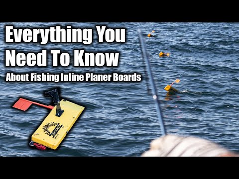 How To Fish With Inline Planer Boards - Tips for Walleye Fishing With Inline Planer Boards