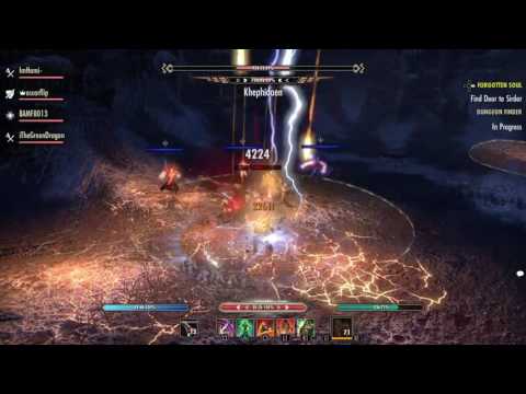 The Elder Scrolls Online: Second Boss veteran Cradle of Shadows. Retarted burn