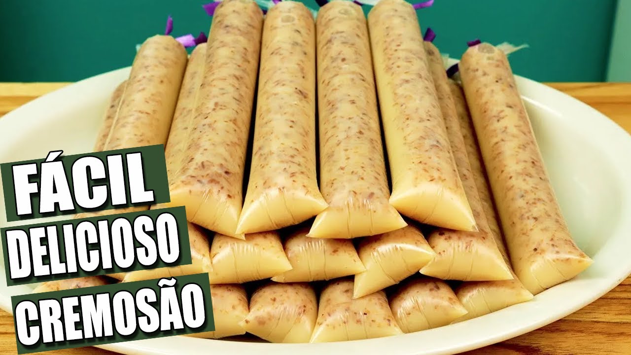 SE VOCÊ FIZER ASSIM VAI VENDER TUDO !! GELADINHO DE COCO QUEIMADO COM BASE ECONÔMICA DELICIOSO !!