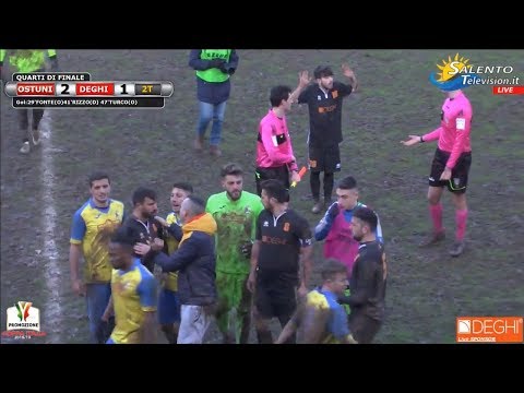 Ostuni vs Deghi Calcio 2-1 29' Fonte (O) - 41' Rizzo (D) - 47' Turco (O)