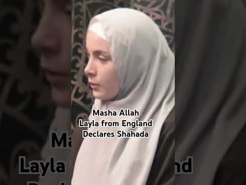 Layla from England converts to Islam #syahadah #islam
