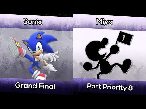 Sonix (Sonic) vs Miya (Mr. Game & Watch) - Grand Final - Port Priority 8