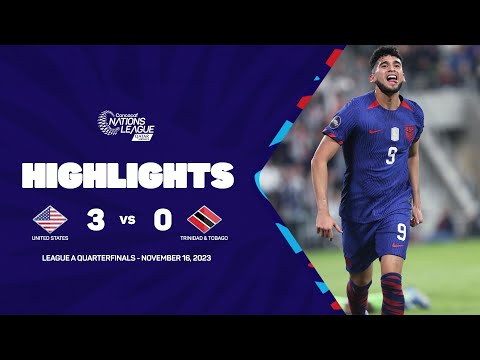 Highlights | United States vs Trinidad & Tobago | 2023/24 Concacaf Nations League