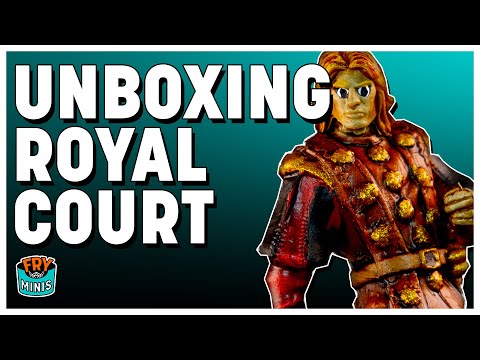 WizKids Deep Cuts Castle: Royal Court Unboxing, Review and Speed Painting