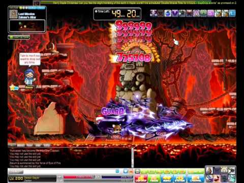 EMS Demethos LVL 200 Demonslayer Zakum solo [AFTER NERF]