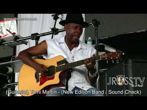 James Ross @ (Guitarist) Tomi Martin - "New Edition Band rehearsal" - www.Jross-tv.com