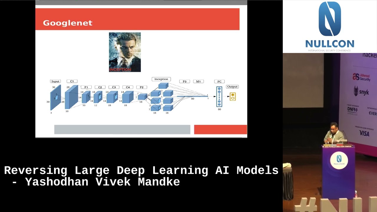 Nullcon Goa 2025: Reversing Large Deep Learning AI Models - Yashodhan Vivek Mandke