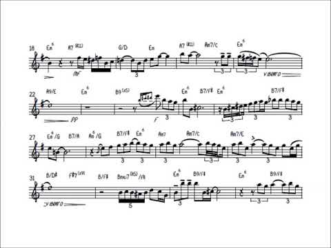 Summertime -- Charlie Parker Transcribed solo And Play Along