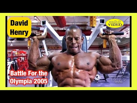 David Henry - CHEST WORKOUT - Battle For The Olympia 2005
