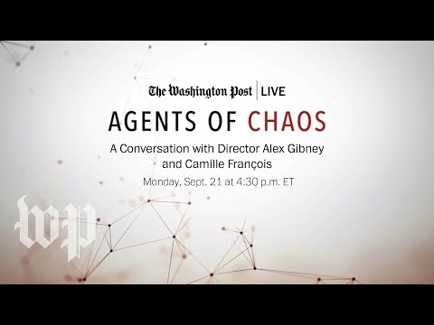 Alex Gibney and Camille François on “Agents of Chaos” (Full Stream 9/21)