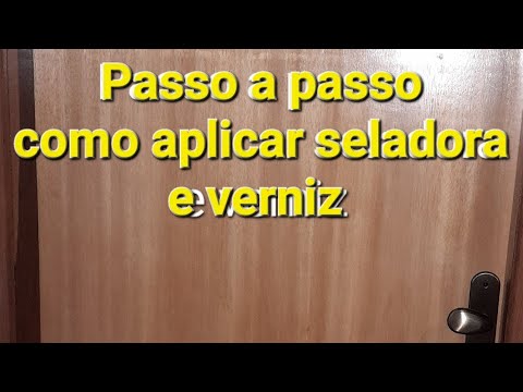 Step by step: How to apply wood sealer and varnish to a new door