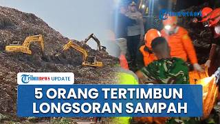 5 Orang Masih Tertimbun Longsor Sampah Bantargebang, Ratusan Personel Dikerahkan untuk Cari Korban
