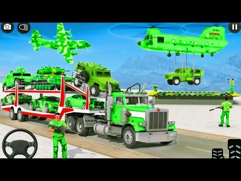 Army Vehicles Truck Transport Simulator | Heavy Truck Simulator | Android Gameplay