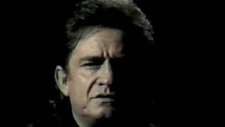 Johnny Cash sings 