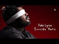 GABRI Suicide Note Lyrics Prod Punkali KARUPP RECORDS Paatt Kithab