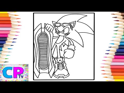 Sonic on the Board Coloring Pages/Sonic the Hedgehog Coloring/Jim Yosef - Link [NCS Release]