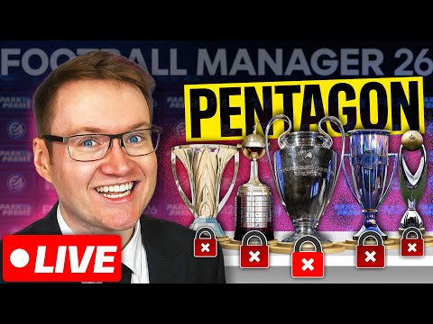 No Club. No Badges. The Pentagon Challenge Begins | FM26 LIVE #AD !Holy