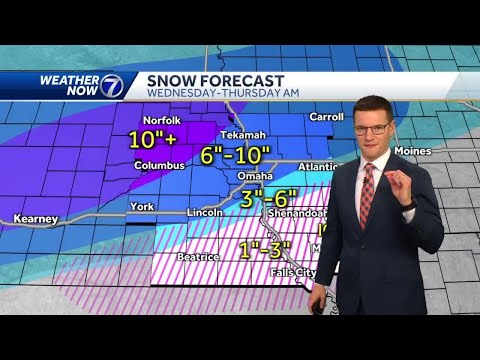 Winter Storm Warning, heavy snow potential Wednesday