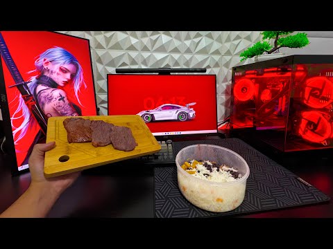 Um Dia na Vida de um Gamer que Mora Sozinho